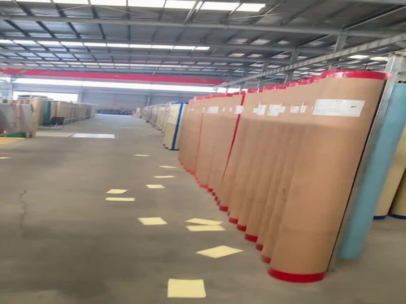 tire scuff marks and chemical resistance testing on PVC flooring